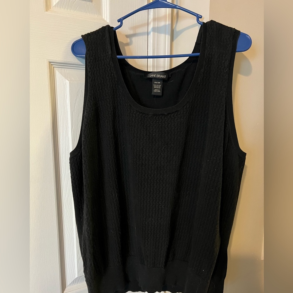 Black Lane Bryant Vest